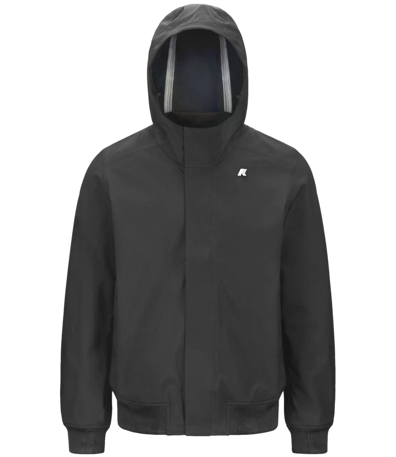 K-Way Giacca da Uomo - Black P-Blue D - K3135kw