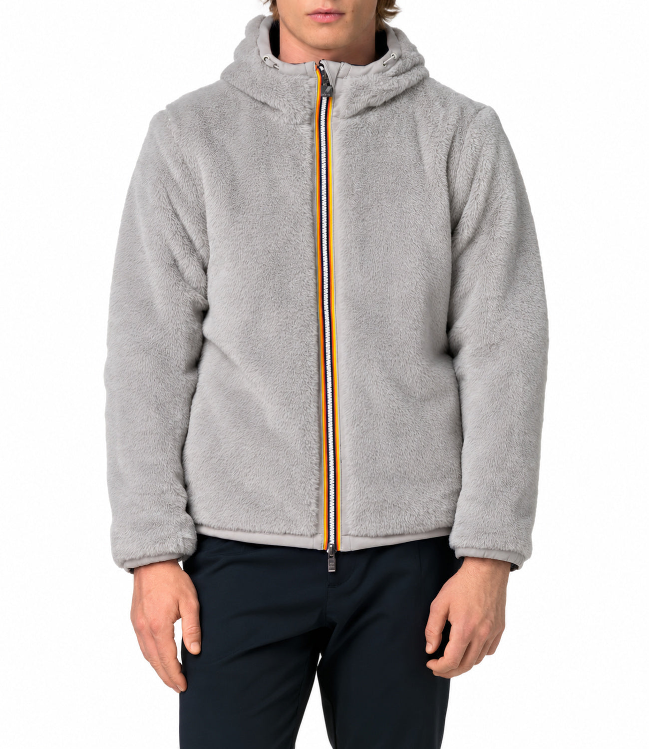 K-Way Giacca da Uomo - Blue Depth - Fur - K4132iw