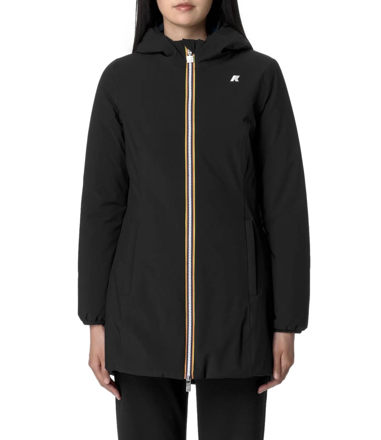 K-Way Giacca da Donna - Black P-Blue D - K6128uw