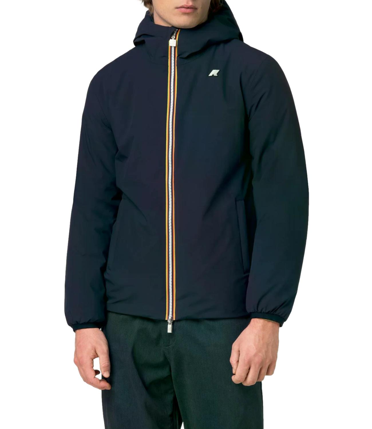 K-Way Giacca da Uomo - Blue Depth - Green Army - K6128vw