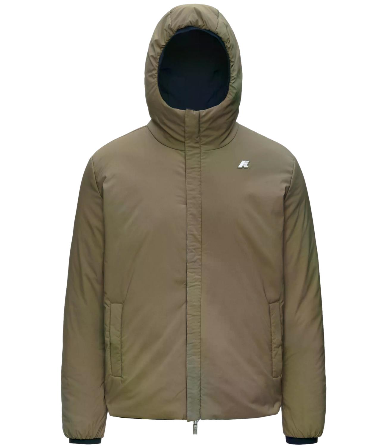 K-Way Giacca da Uomo - Blue Depth - Green Army - K6128vw