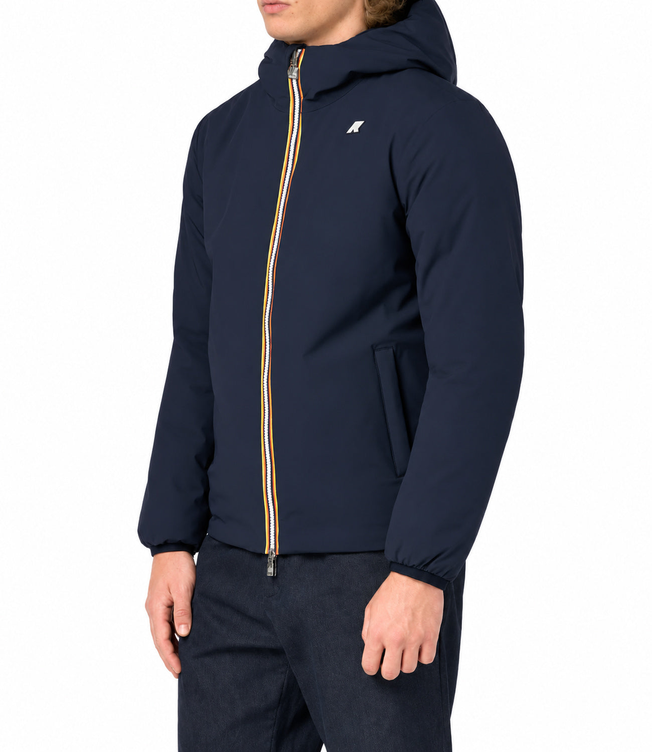 K-Way Giacca da Uomo - Blue Depth - Green Army - K6128vw
