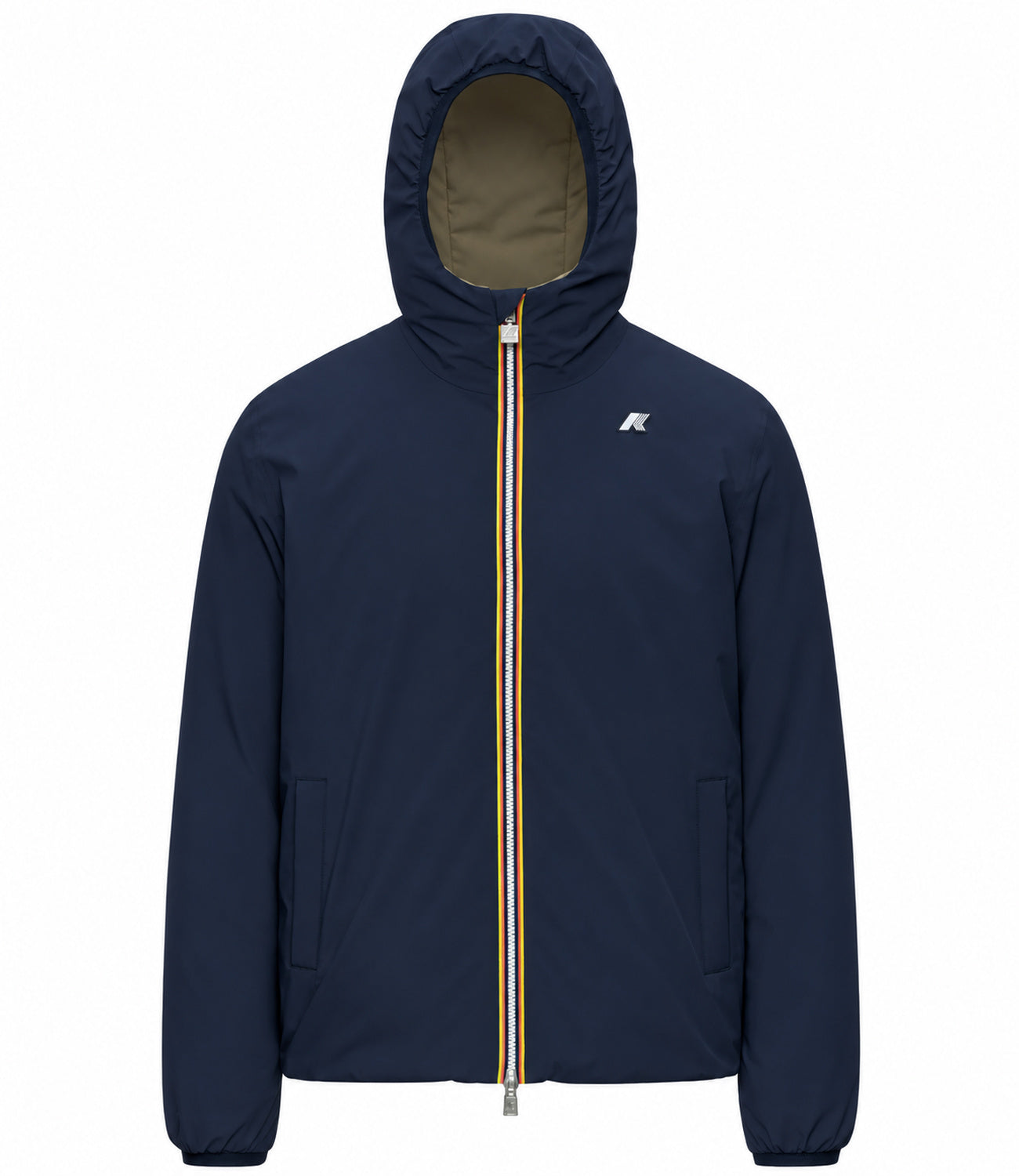 K-Way Giacca da Uomo - Blue Depth - Green Army - K6128vw
