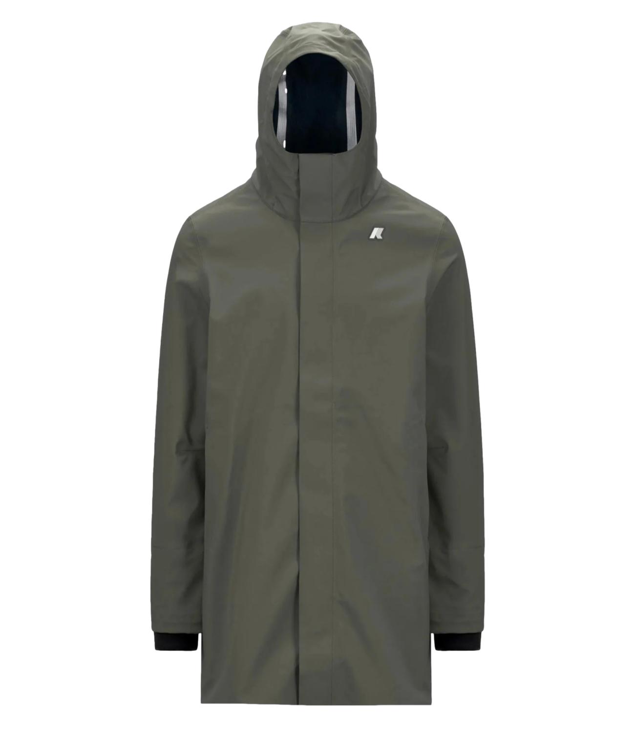 K-Way Giacca da Uomo - Green Blackish - Blue Depth - K7126uw