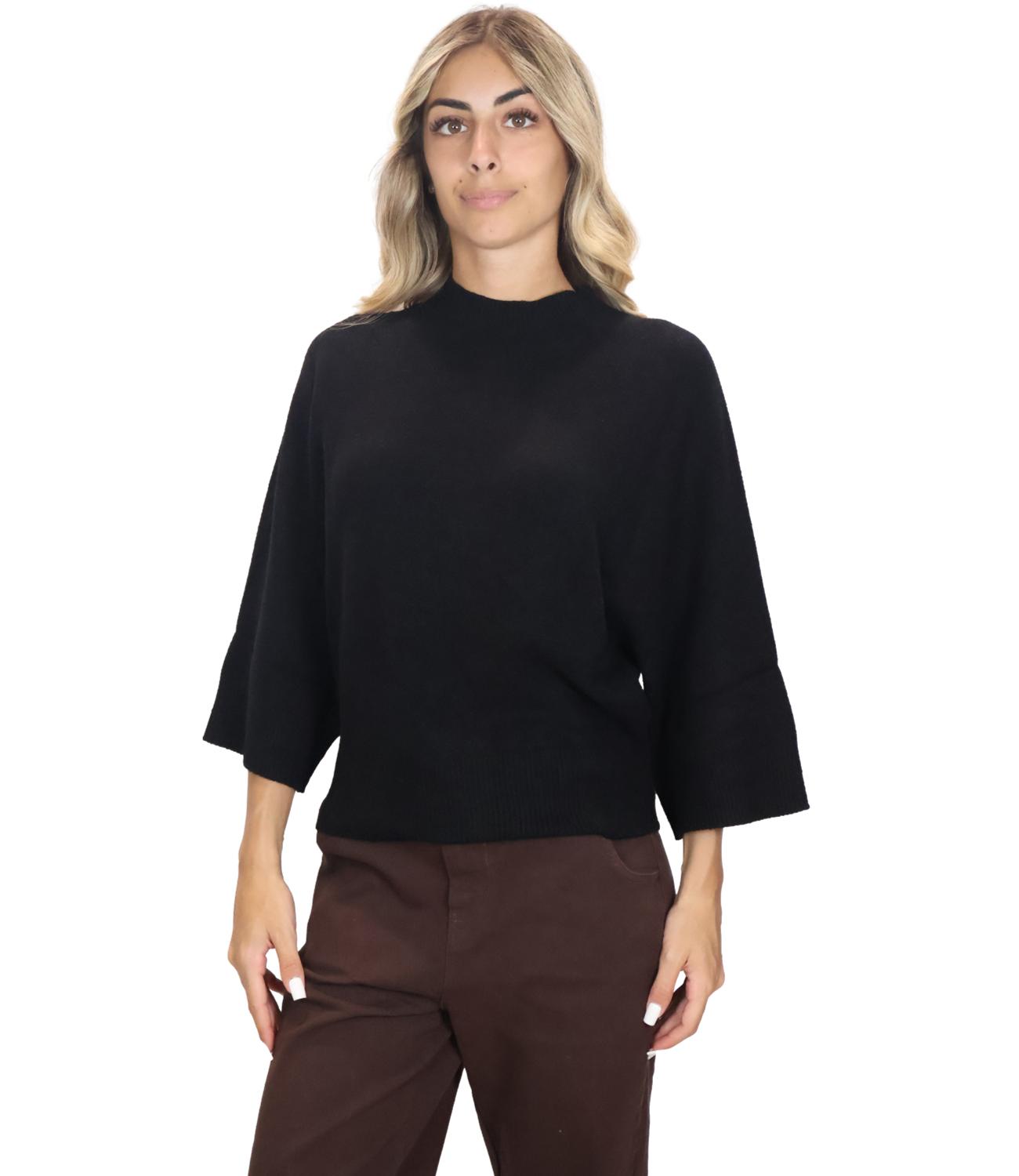 Kontatto Maglia da Donna - NerO-Black - 3m1736c