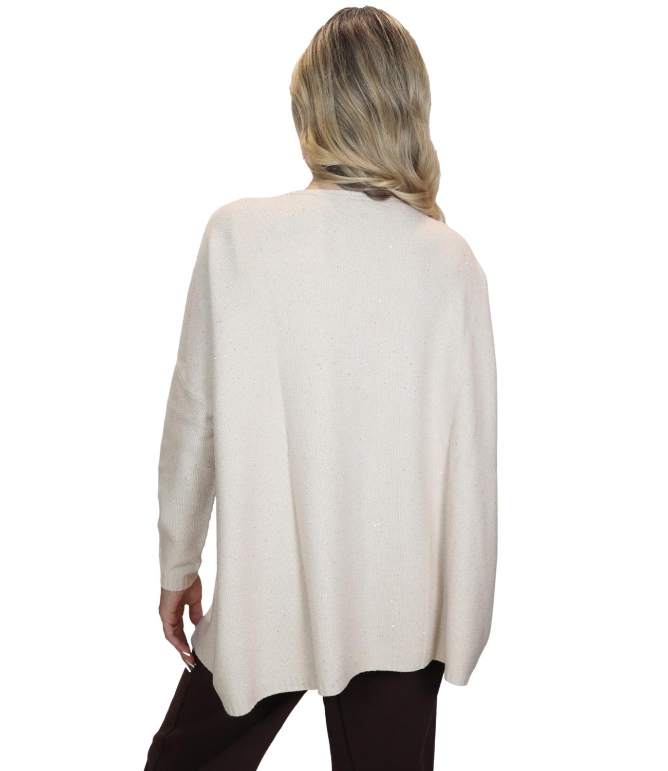 Kontatto Maglia da Donna - Beige Mel. - 3m1745c