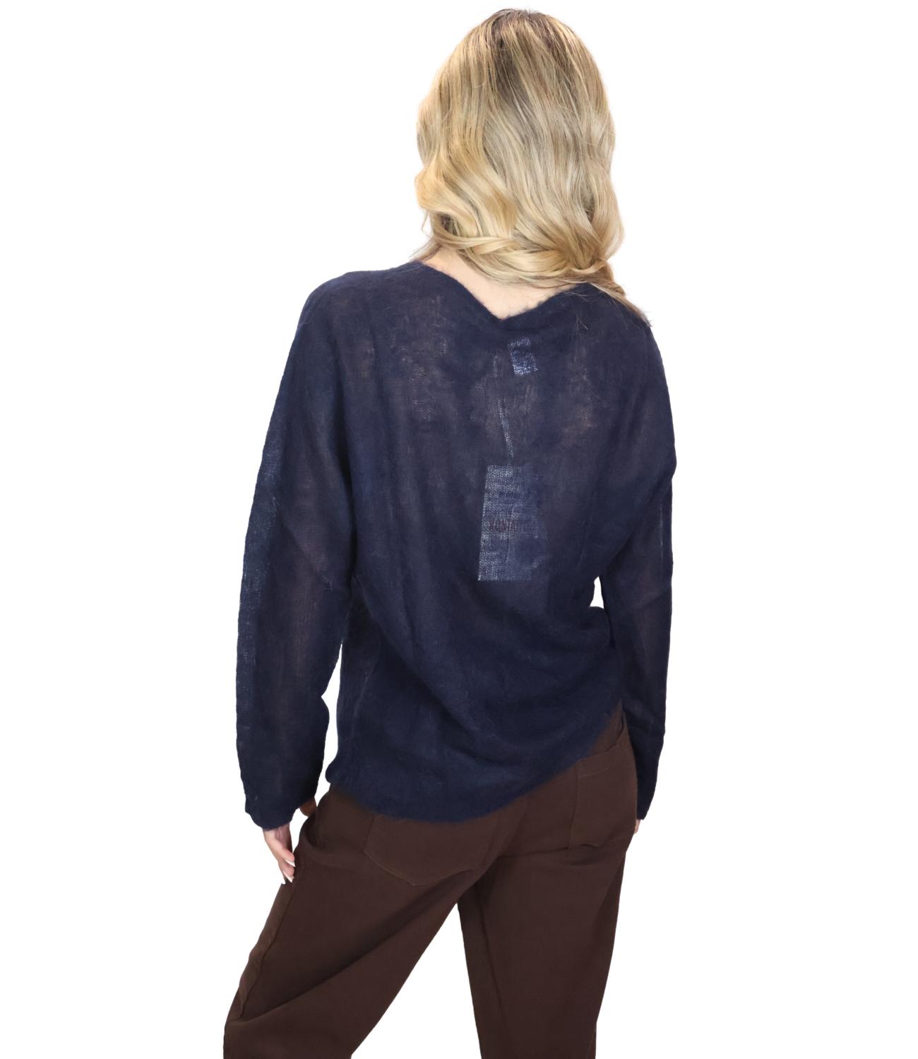 Kontatto Maglia da Donna - Navy - 3m1768c