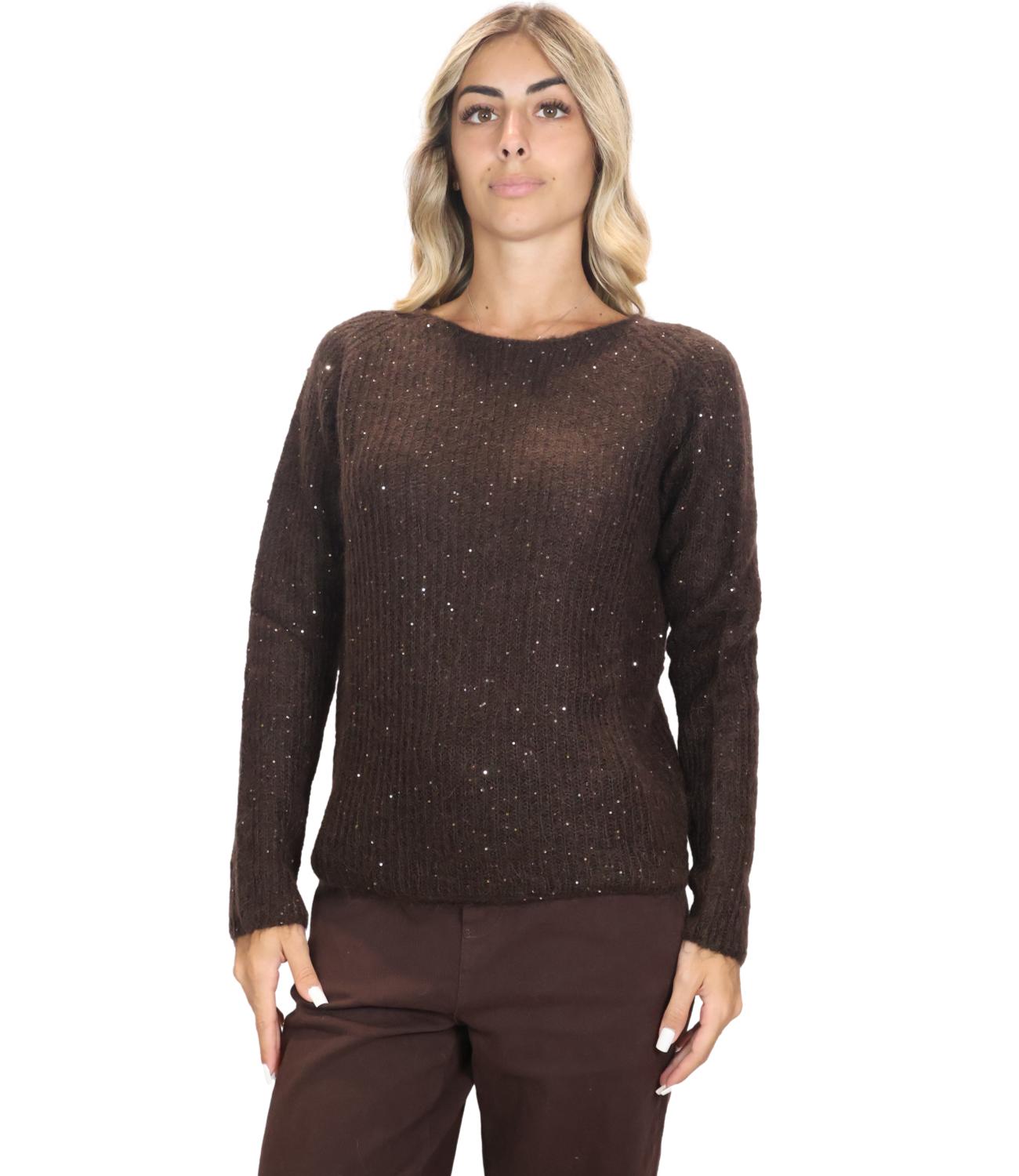 Kontatto Maglia da Donna - Moka - 3m1803c