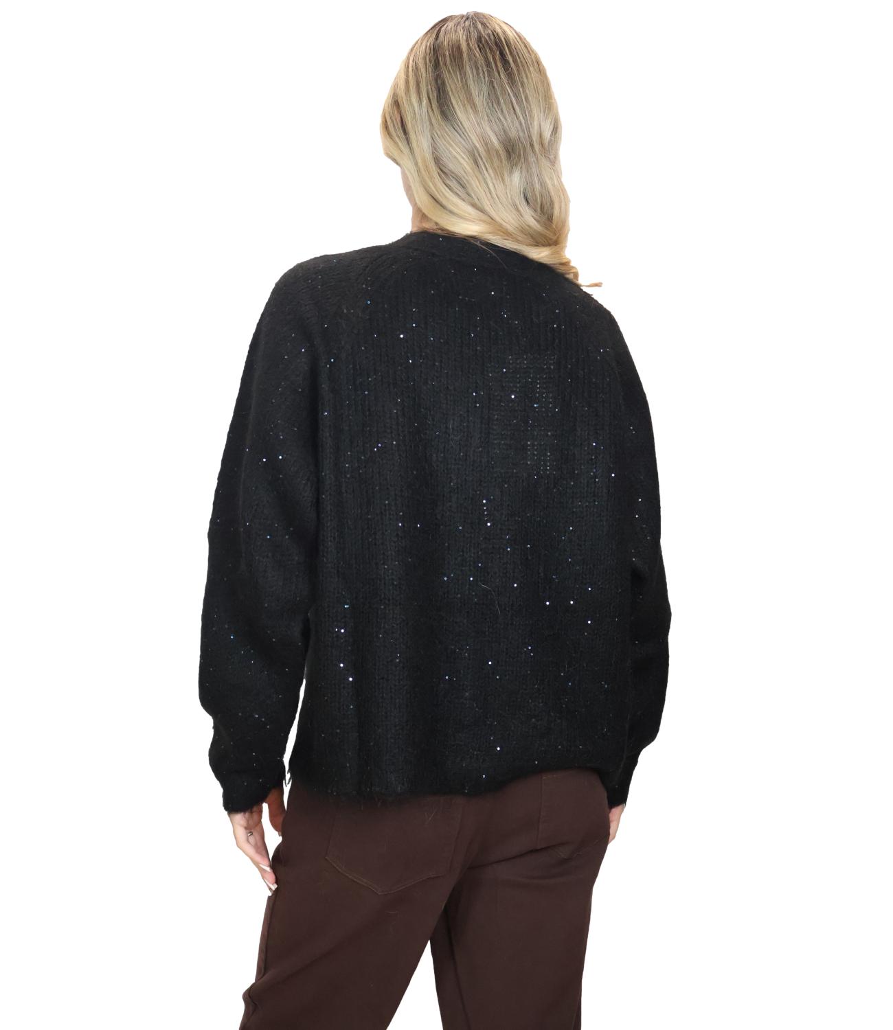 Kontatto Cardigan da Donna - NerO-Black - 3m1831c