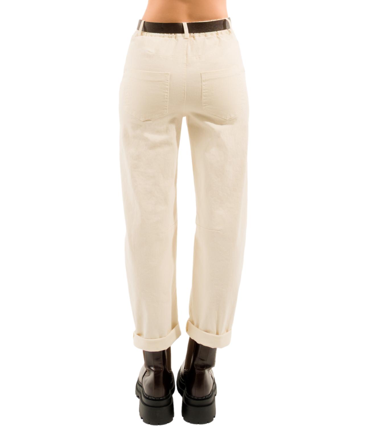 Kontatto Pantalone da Donna - Talco - Vl304c
