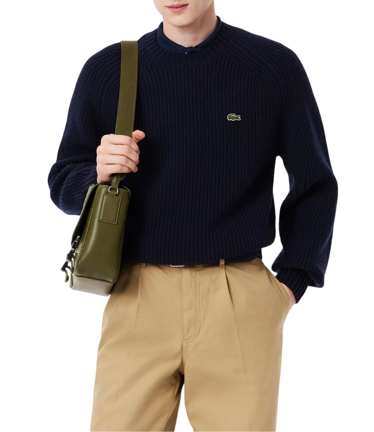 Lacoste Pullover da Uomo - Blu - Ah3142
