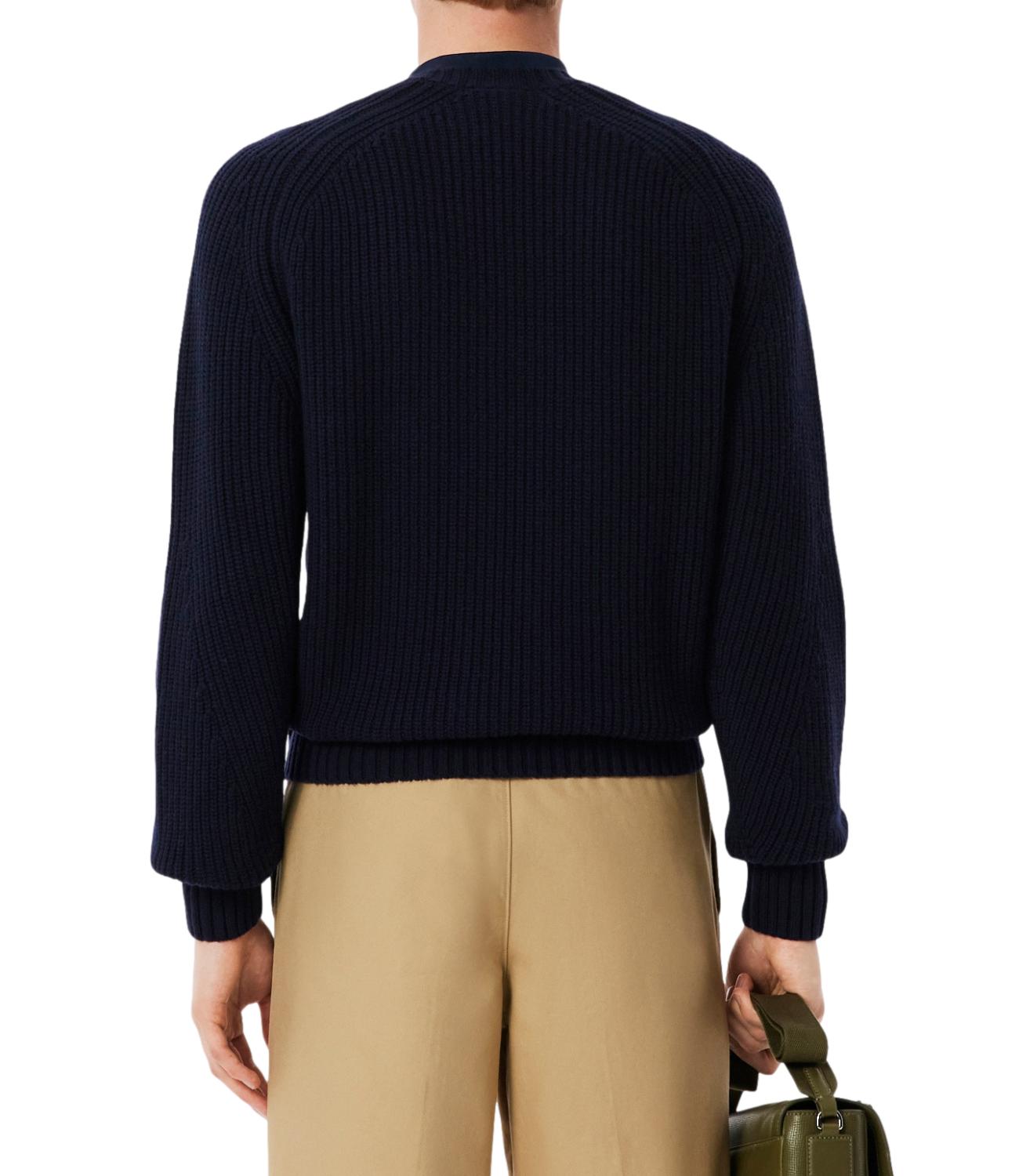 Lacoste Pullover da Uomo - Blu - Ah3142