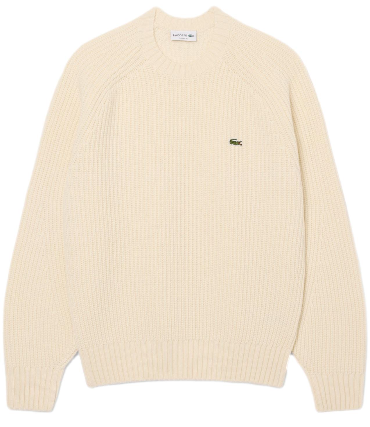 Lacoste Pullover da Uomo - Panna - Ah3142