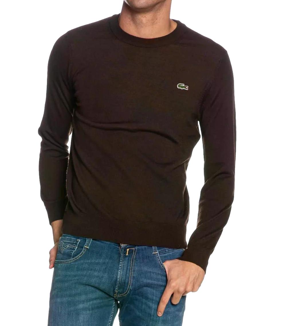 Lacoste Pullover da Uomo - Marrone - Ah3225