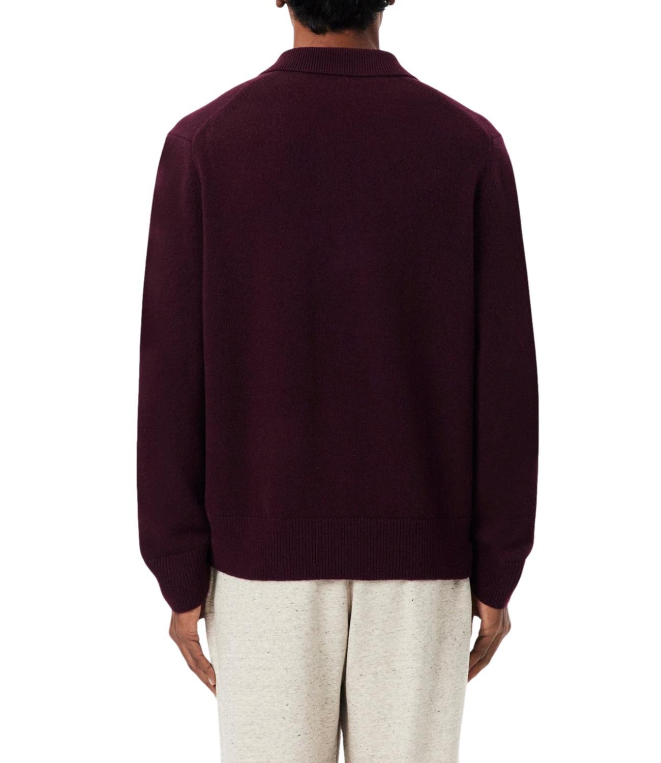 Lacoste Pullover da Uomo - Burgundy - Ah8593