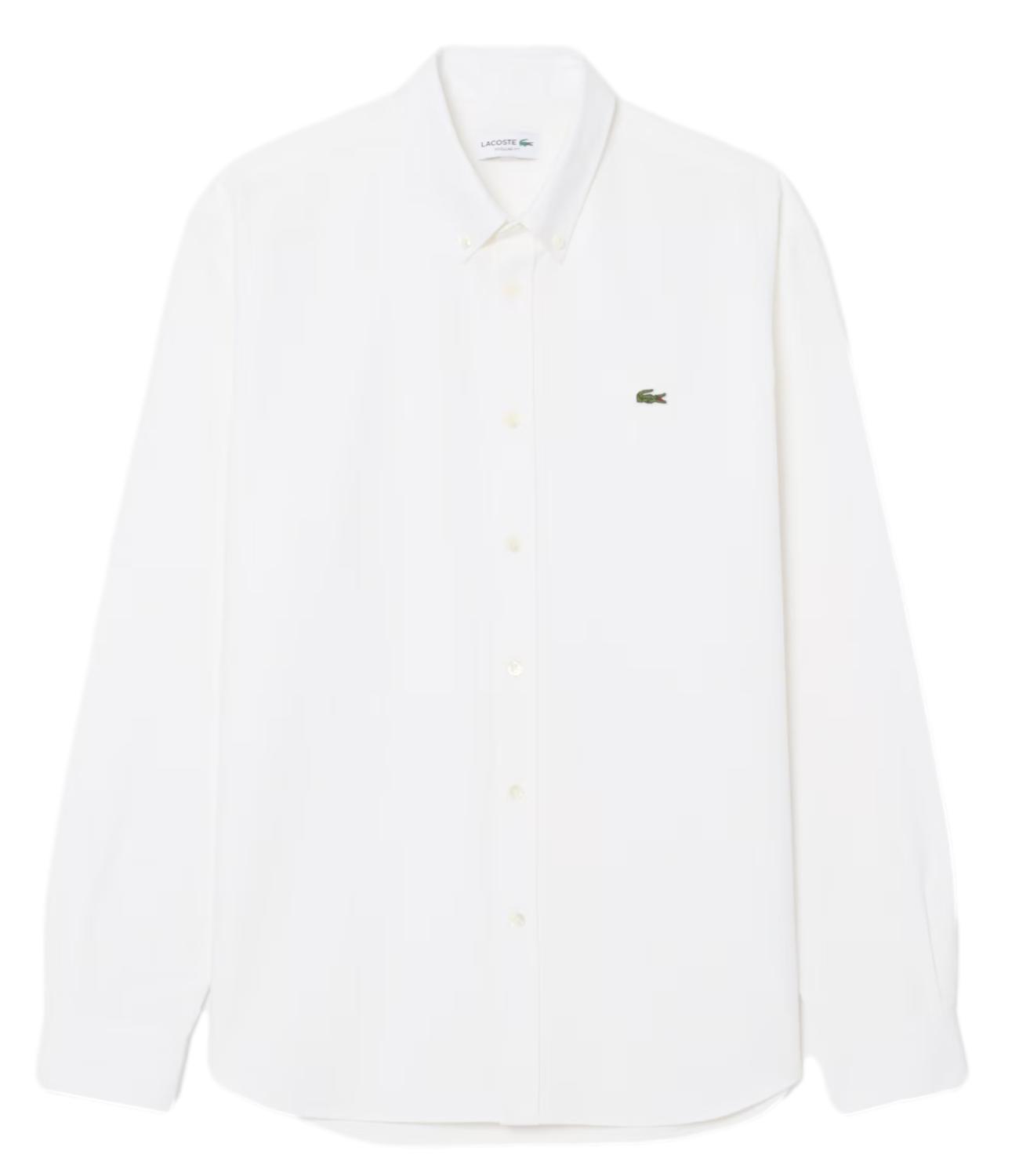 Lacoste Camicia da Uomo - Bianco - Ch8800