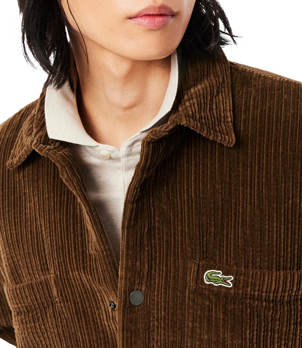 Lacoste Camicia da Uomo - Marrone - Ch8840