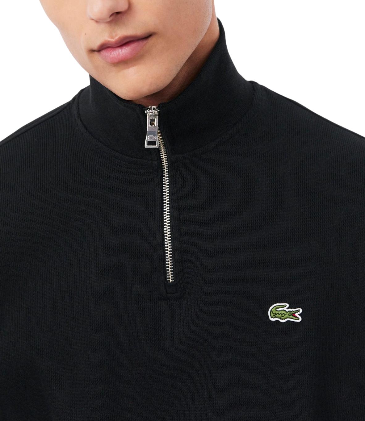 Lacoste Felpa da Uomo - Nero - Sh1927