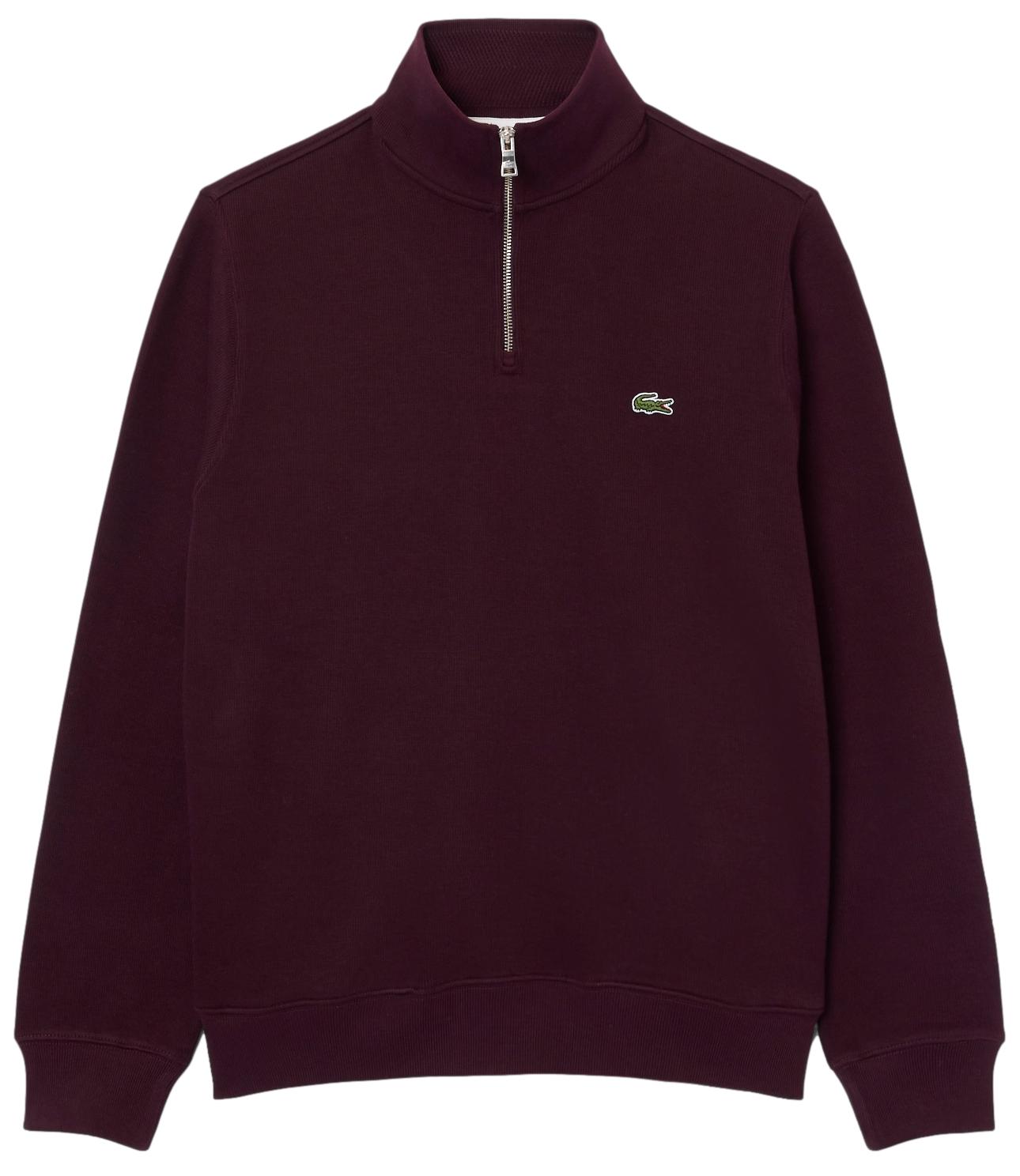Lacoste Felpa da Uomo - Burgundy - Sh1927