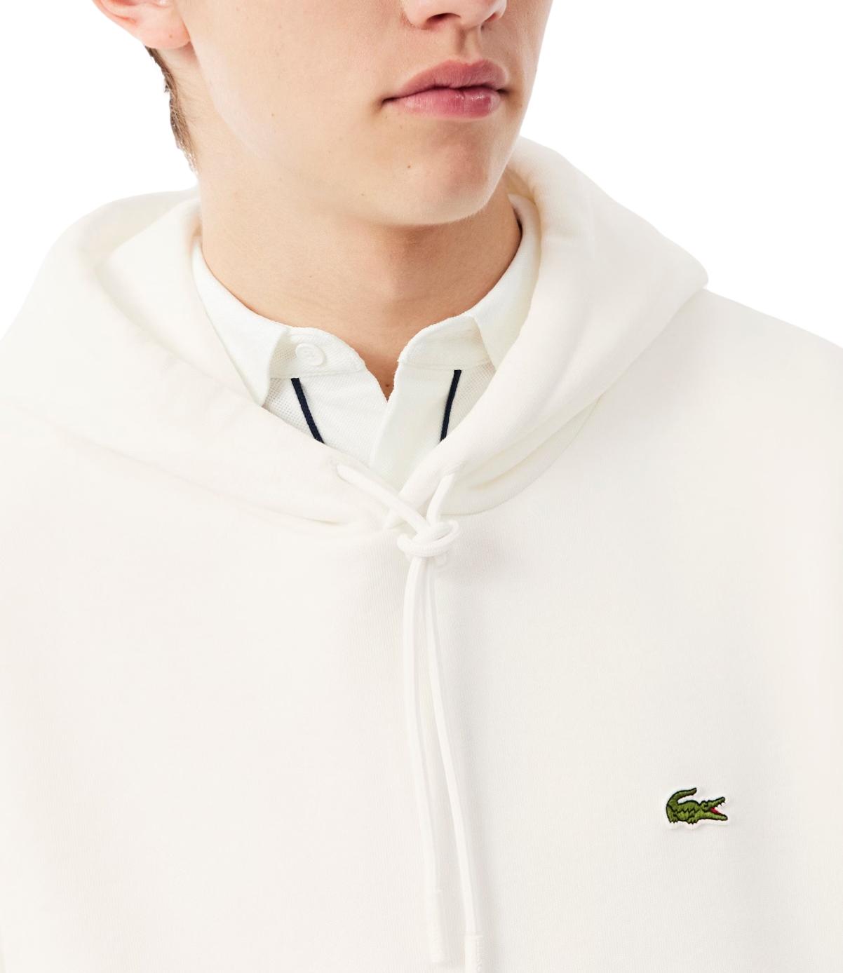 Lacoste Felpa da Uomo - Bianco - Sh8863