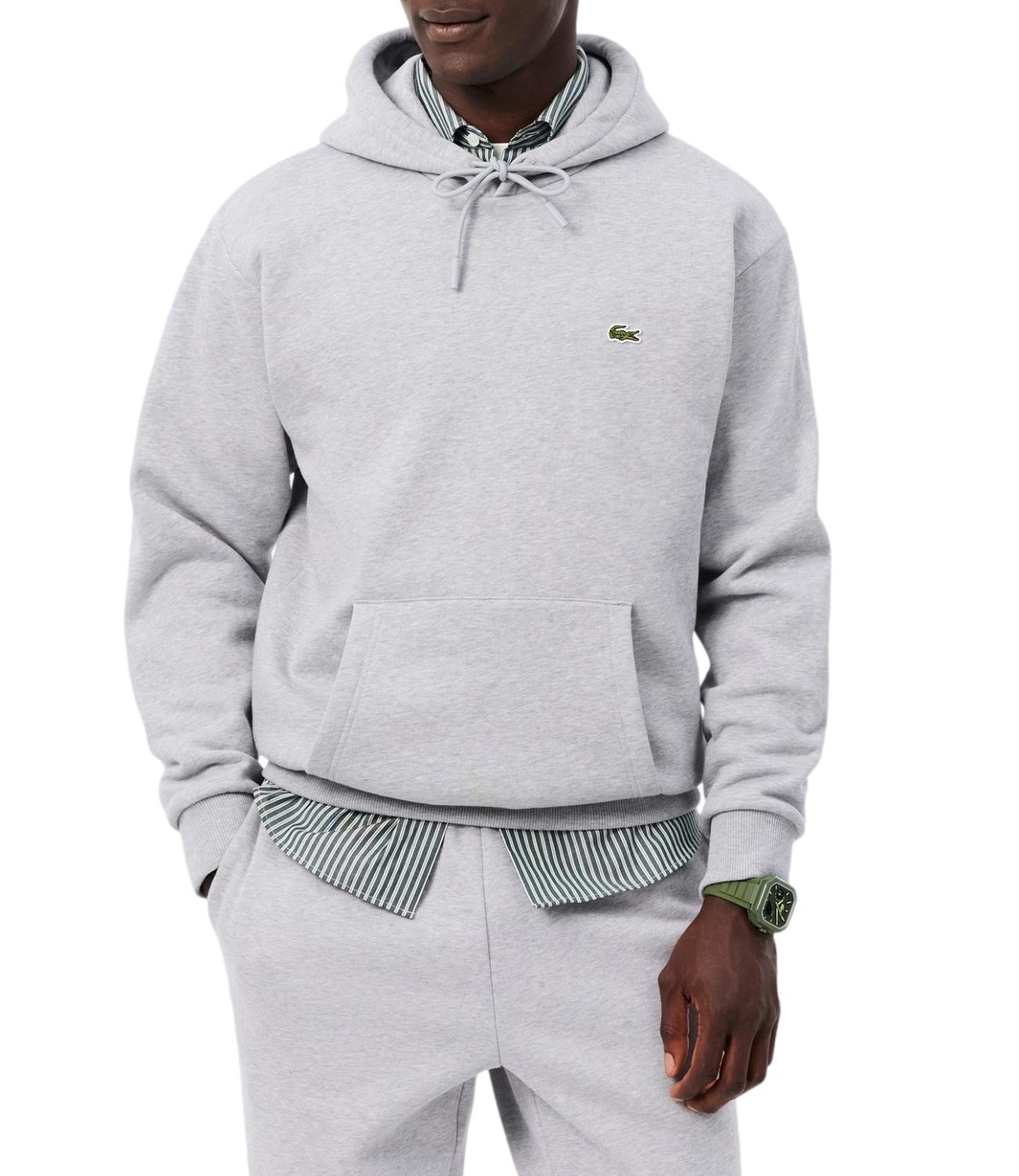 Lacoste Felpa da Uomo - Grigio - Sh8863