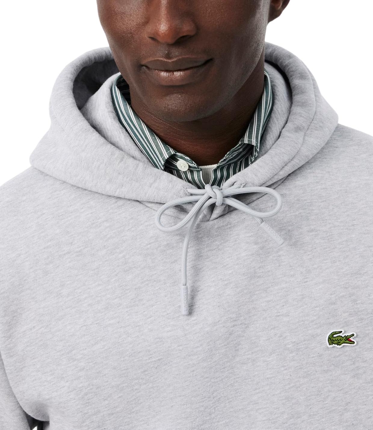 Lacoste Felpa da Uomo - Grigio - Sh8863