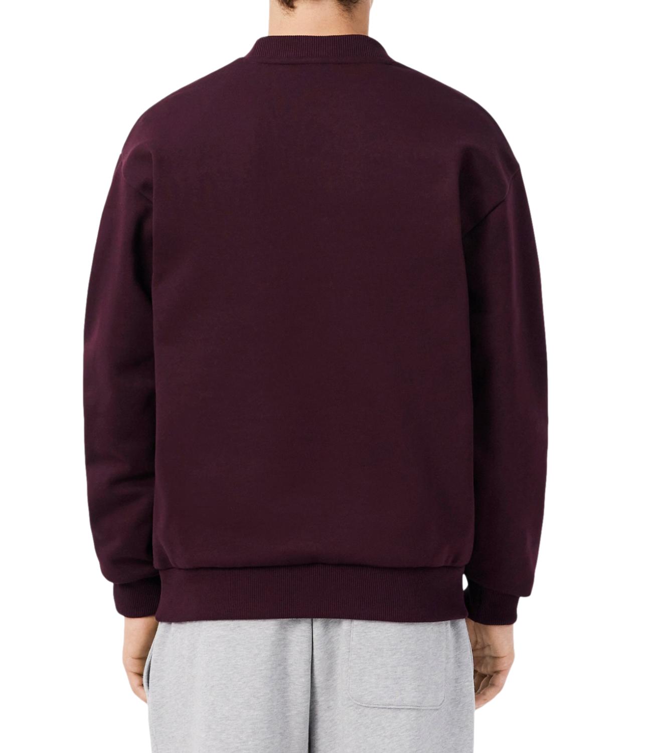 Lacoste Felpa da Uomo - Burgundy - Sh8868