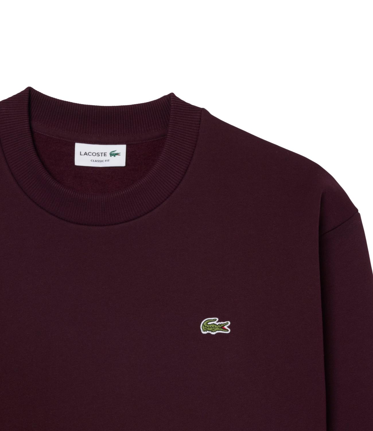 Lacoste Felpa da Uomo - Burgundy - Sh8868