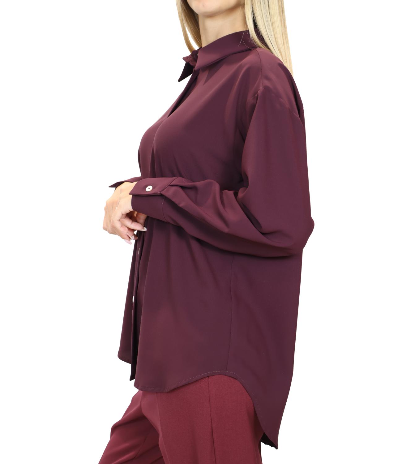 Le Streghe Camicia da Donna - Melanzana - A26ad118