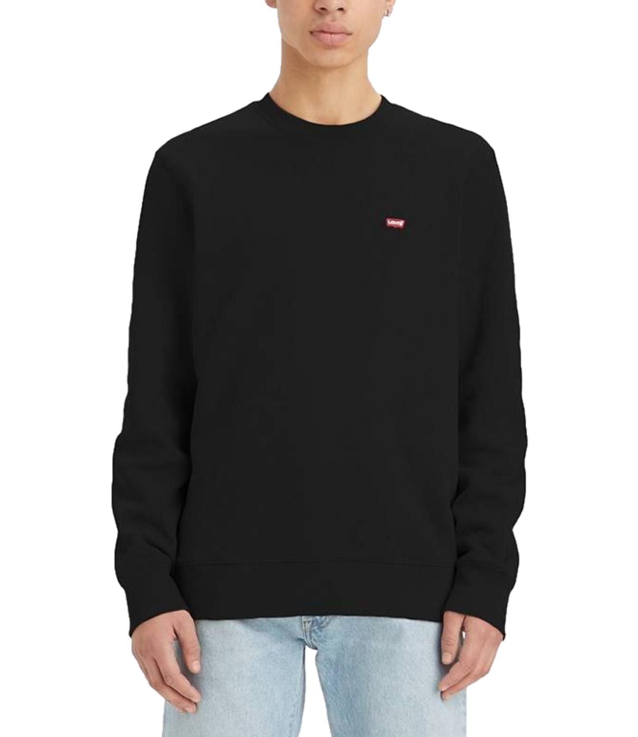 Levi's Felpa girocollo da Uomo - Nero - 35909