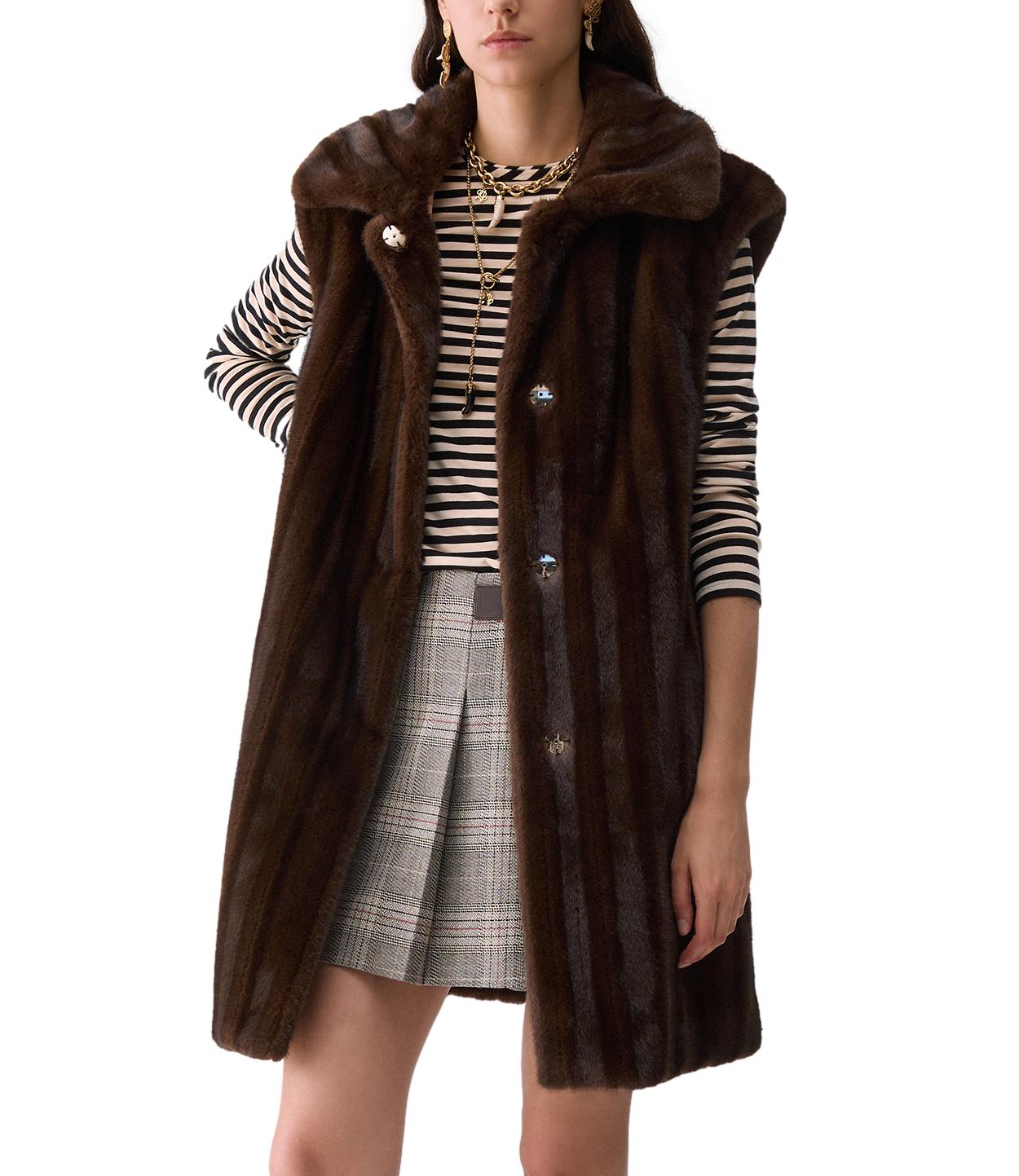 Liu jo Giaccone da Donna - Marrone Visone - Cf6017es046