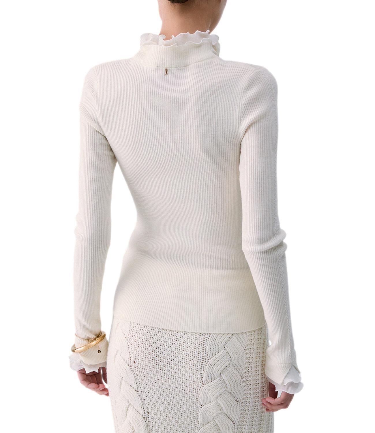 Liu jo Maglia da Donna - Bianco Lana - Cf6043ma82o