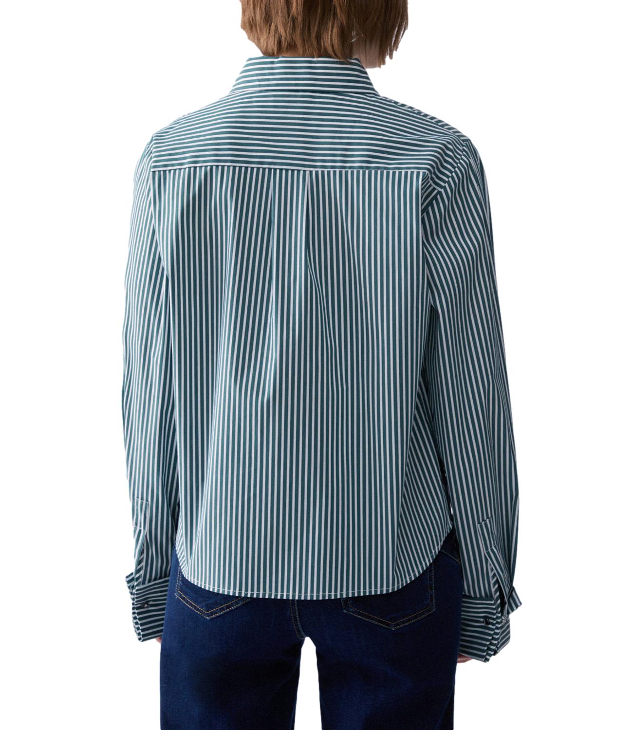 Liu jo Camicia da Donna - Dark Green/white - Cf6195t796a
