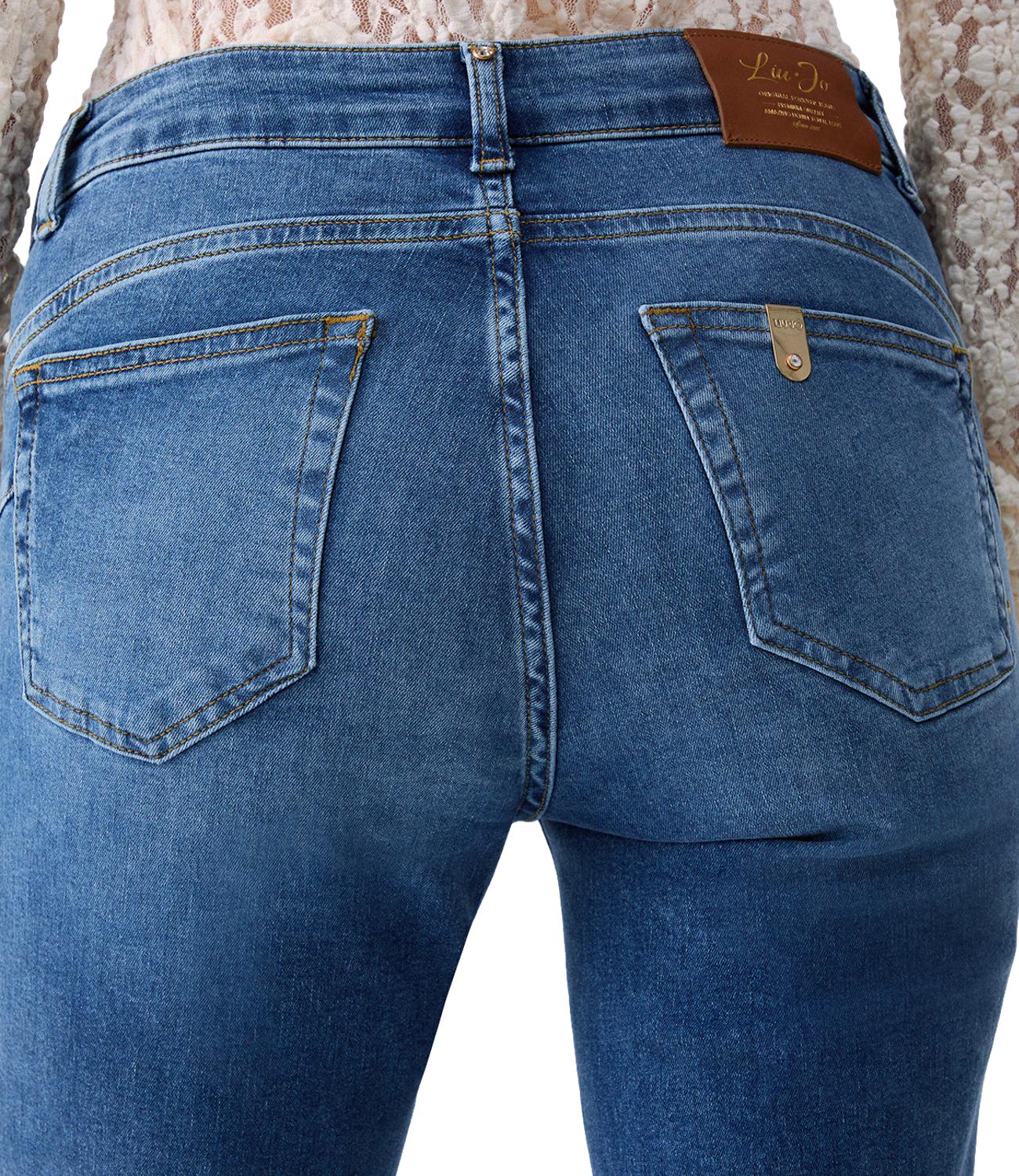 Liu jo Pantalone da Donna - Denim Blue Hope Wash - Uf6002d0357