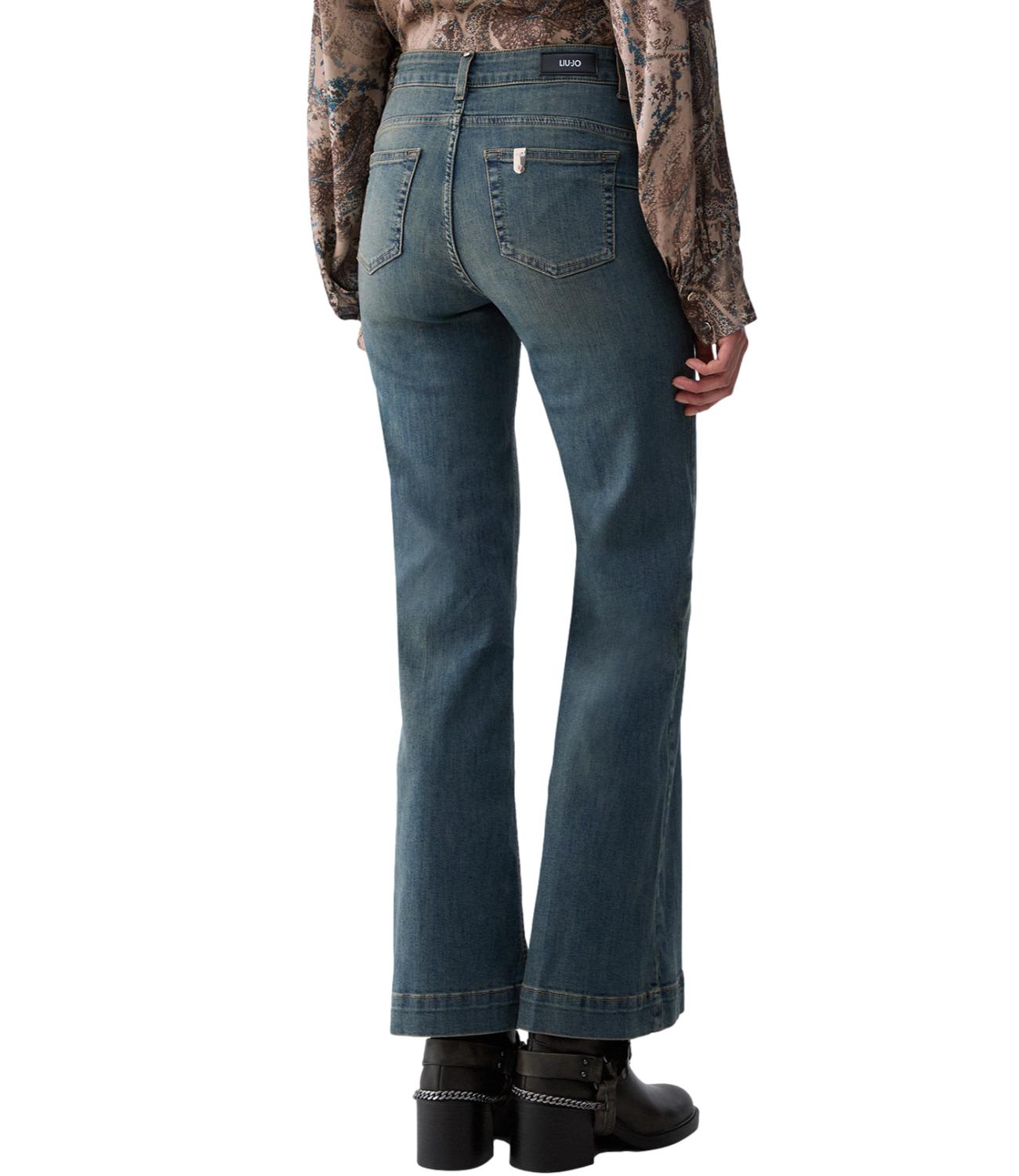 Liu jo Pantalone Denim da Donna - Den.blue Dirty Jolie - Uf6093d0328