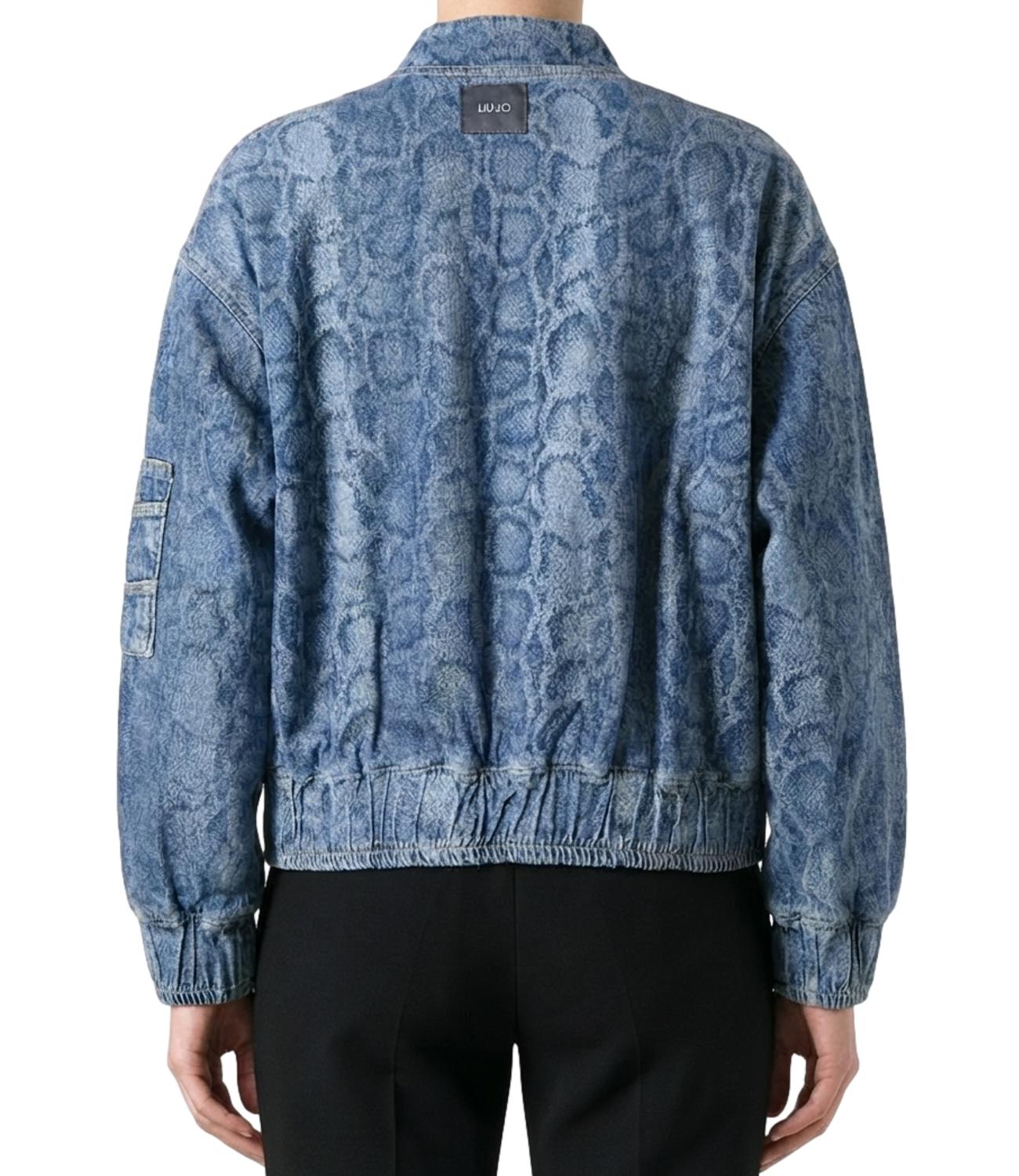 Liu jo Giubbotto da Donna - Den.blue Summ.animal - Uf6509d0397