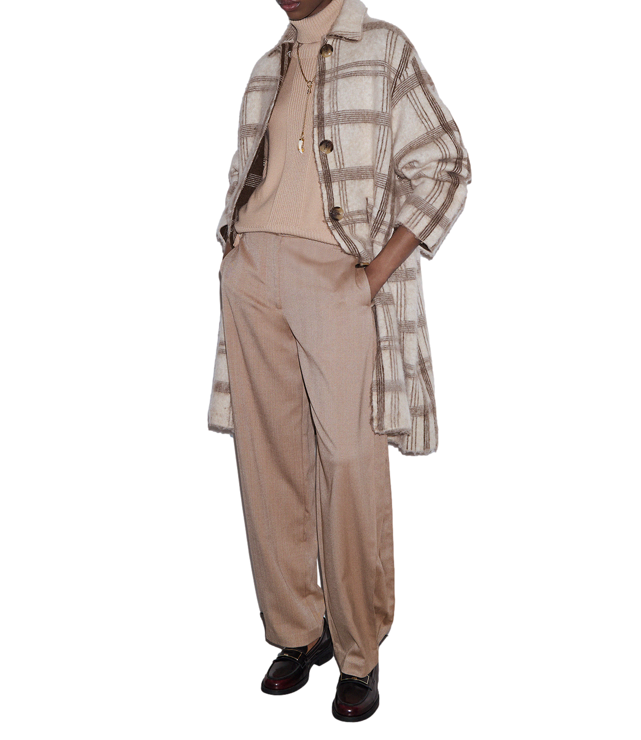 Liu jo Cappotto da Donna - Jacq Brown Check - Wf6190ma49s