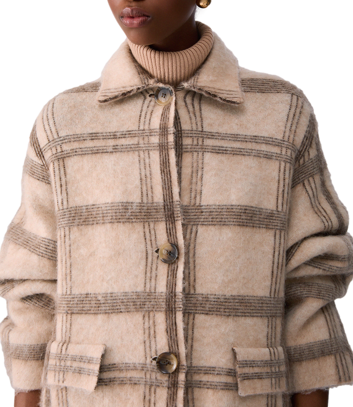 Liu jo Cappotto da Donna - Jacq Brown Check - Wf6190ma49s