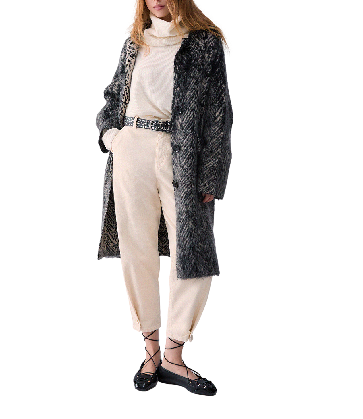 Cappotto Jacq Nat Fishbone