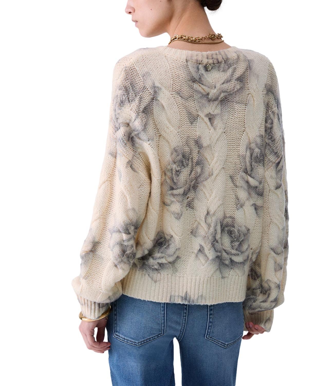Liu jo Maglia da Donna - Gray Rose Print - Wf6399ma48s