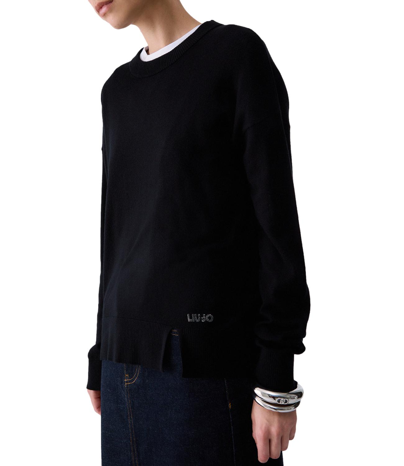 Liu jo Maglia da Donna - Nero - Wf6418ma16r