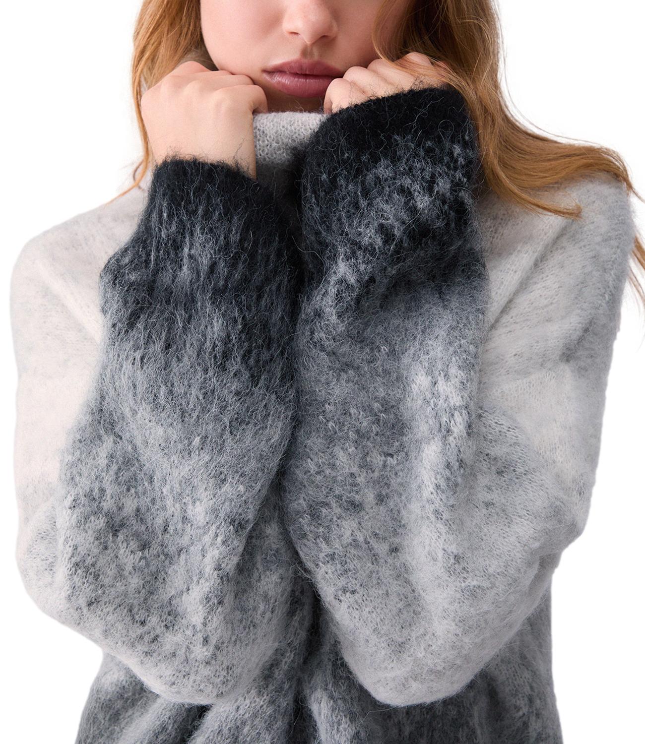 Liu jo Maglia da Donna - Gray Alpaca Degrade - Wf6426ma58p