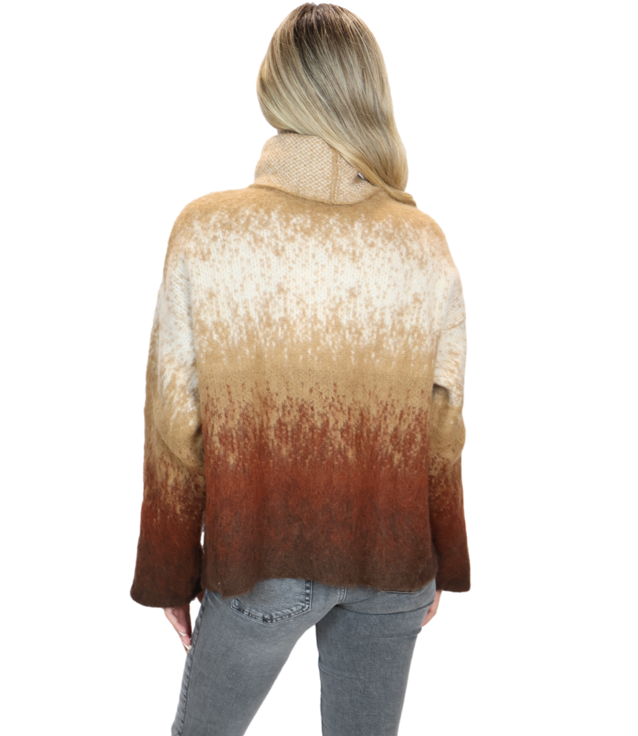 Liu jo Maglia da Donna - Camel Alpace Degrade - Wf6426ma58p