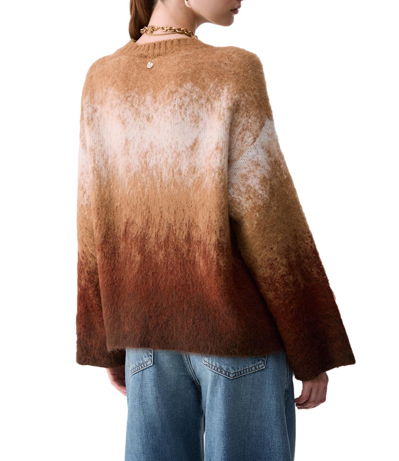 Liu jo Maglia da Donna - Camel Alpace Degrade - Wf6427ma58p