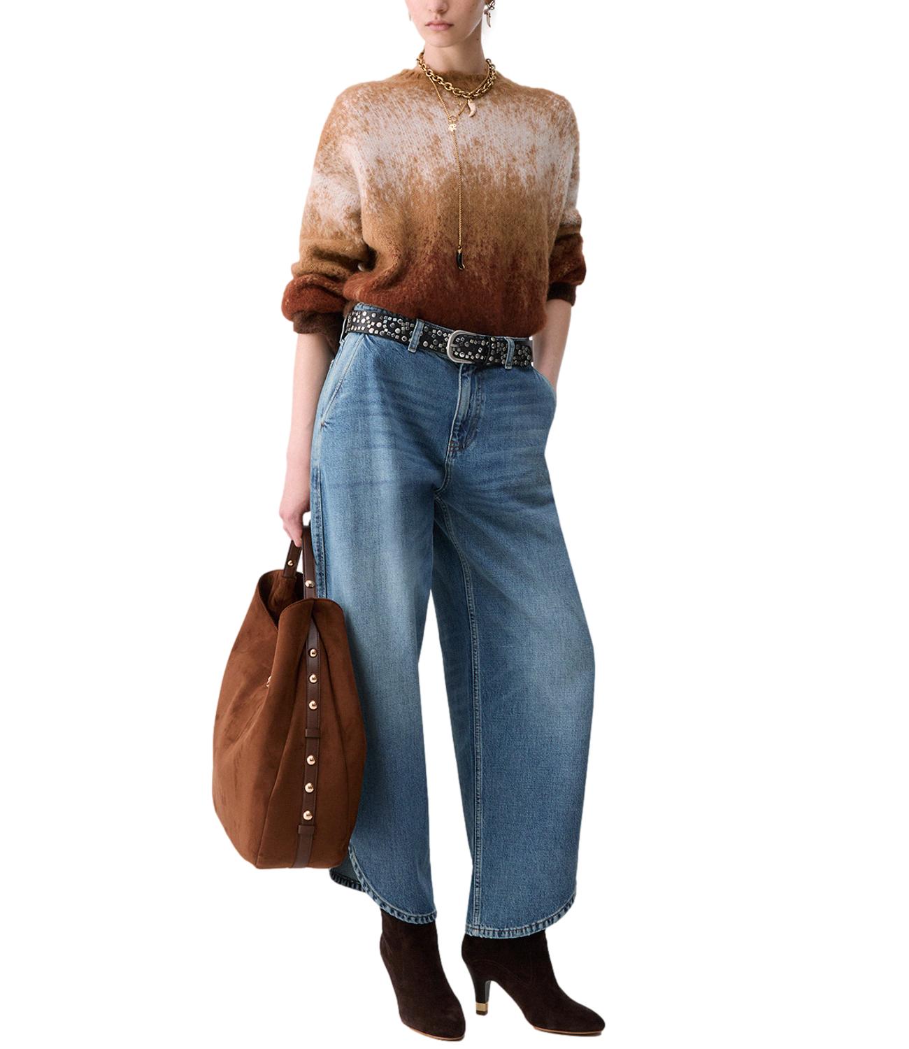 Liu jo Maglia da Donna - Camel Alpace Degrade - Wf6427ma58p