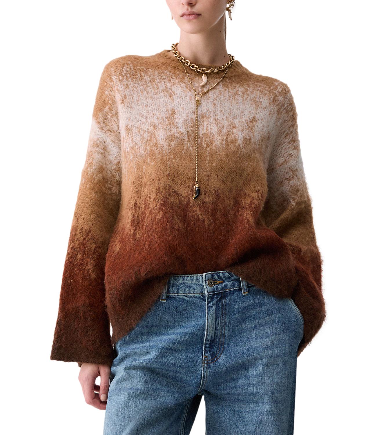 Liu jo Maglia da Donna - Camel Alpace Degrade - Wf6427ma58p