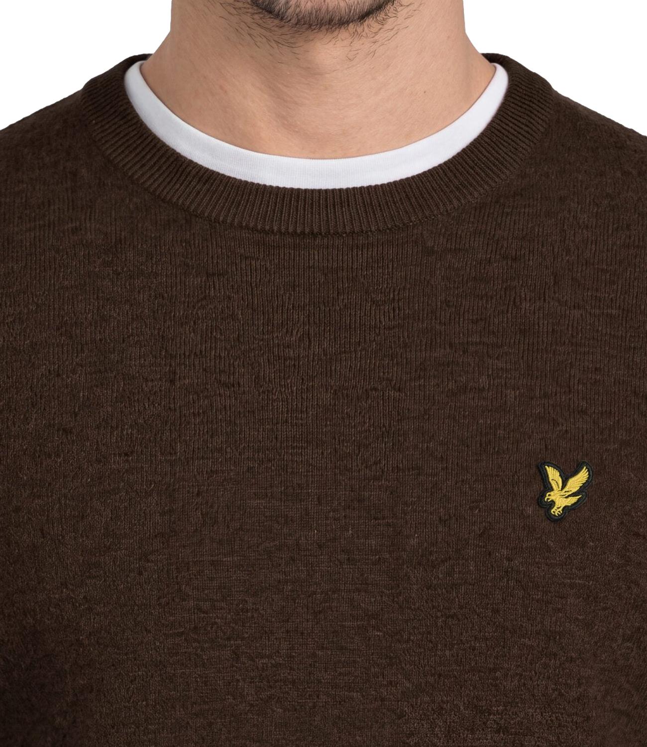 Lyle & Scott Maglia da Uomo - Ebony - 263mlskn2114vc