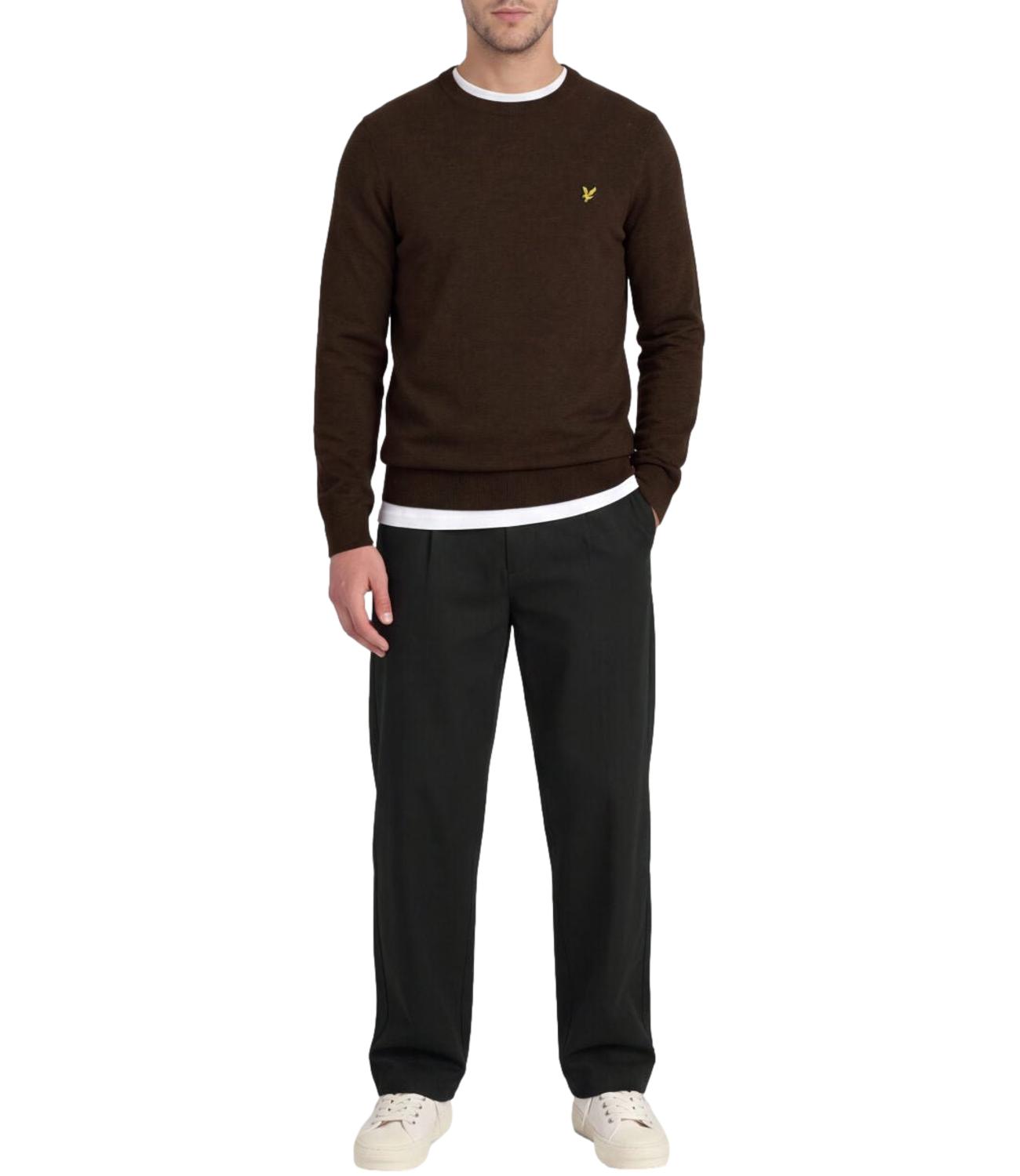 Lyle & Scott Maglia da Uomo - Ebony - 263mlskn2114vc