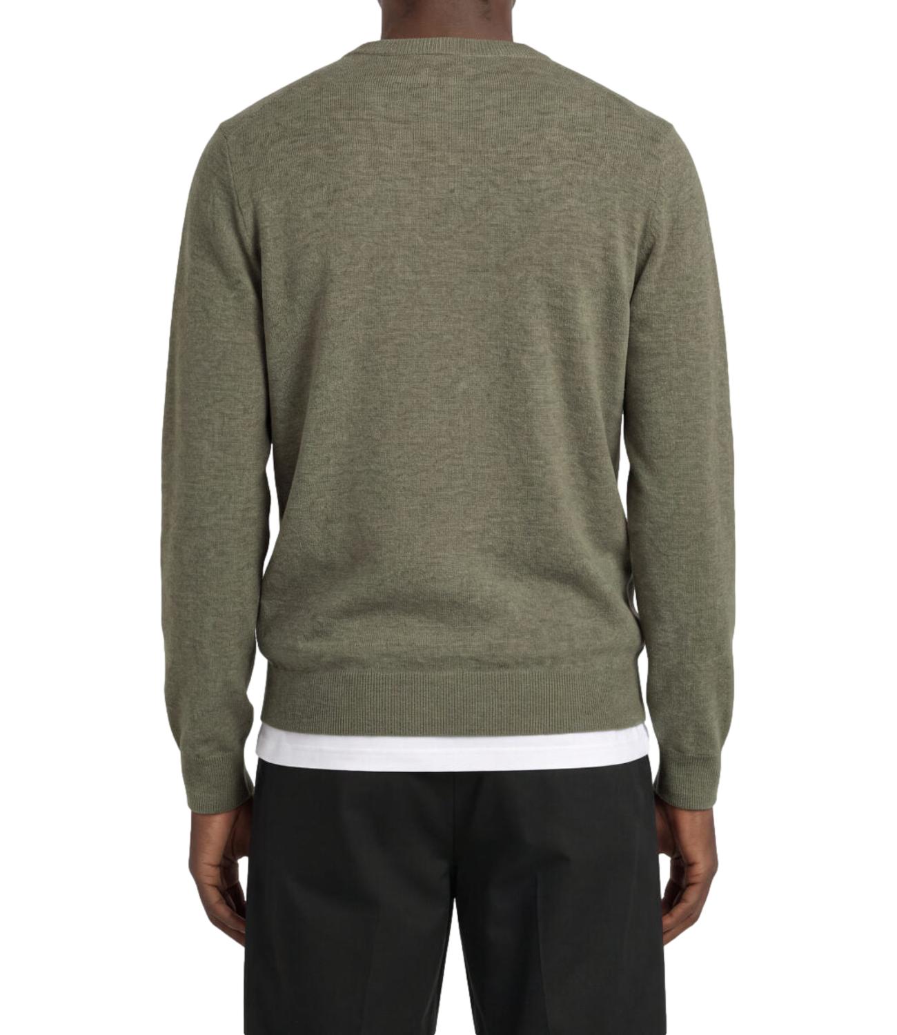 Lyle & Scott Maglia da Uomo - Khaki Smoke Marl - 263mlskn2114vc