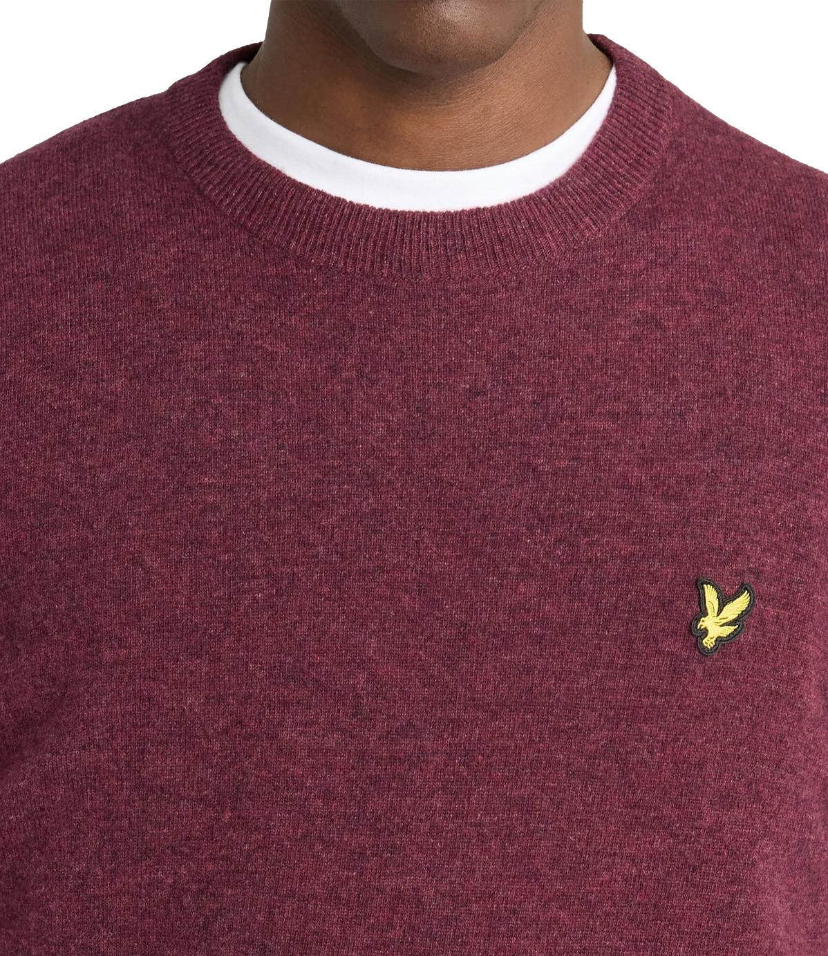 Lyle & Scott Maglia da Uomo - Beetroot Marl - 263mlskn2114vc